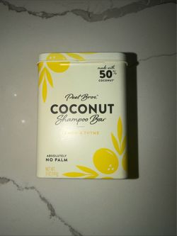 Coconut shampoo stick