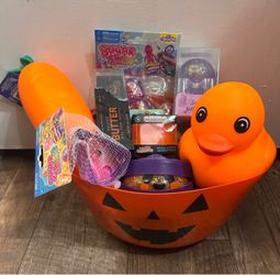 Halloween Squishy Gift Basket 🎃💜🧡