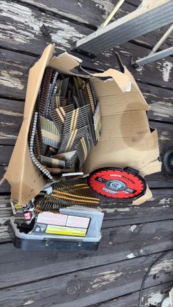 Framing Nails and saw blade