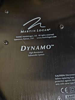 MARTIN LOGAN SUBWOOFER