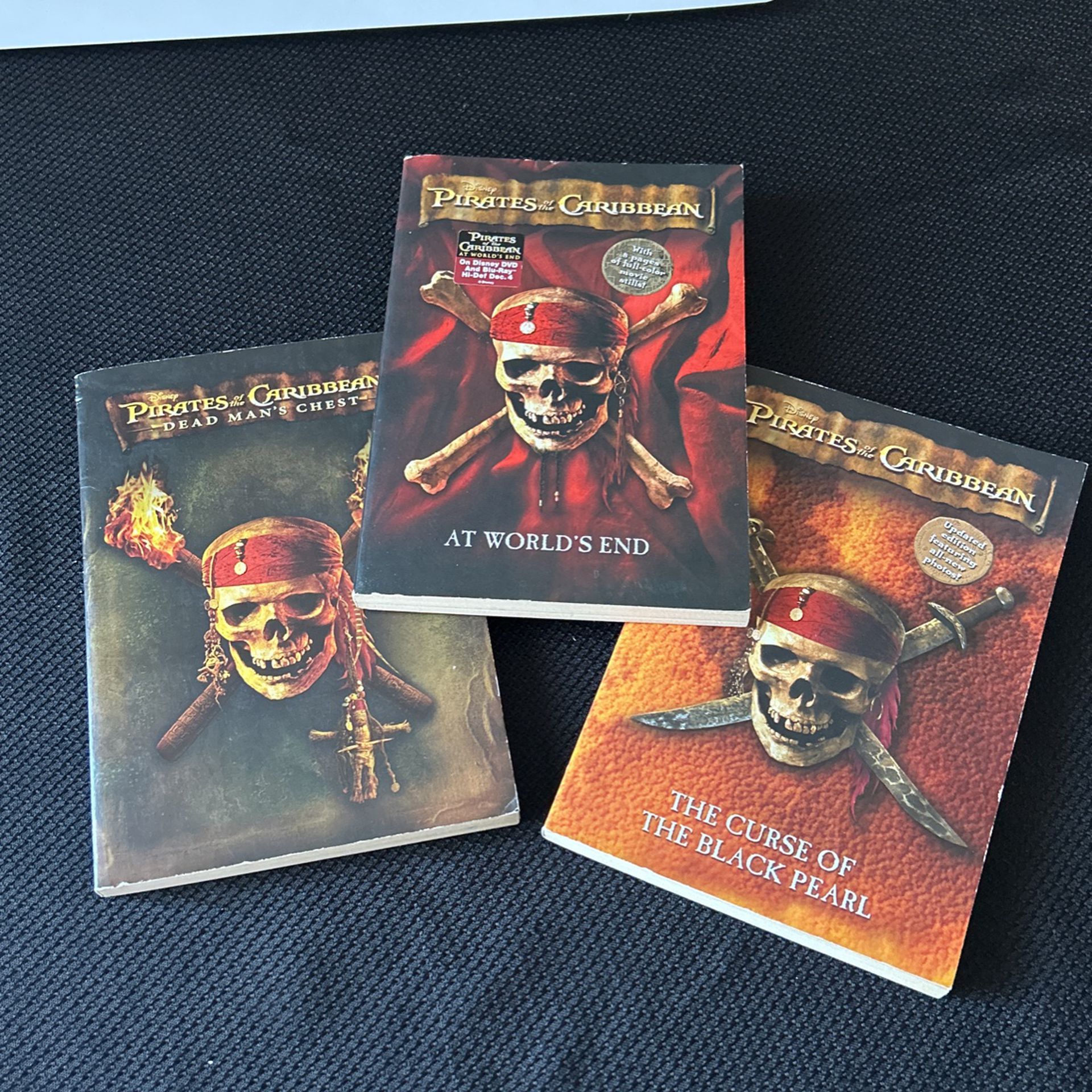 Pirates Of The Caribbean 3 Books Collection