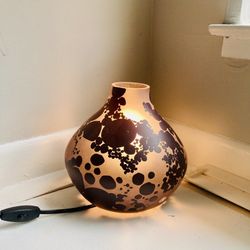 Handmade Glass Blown Lamp