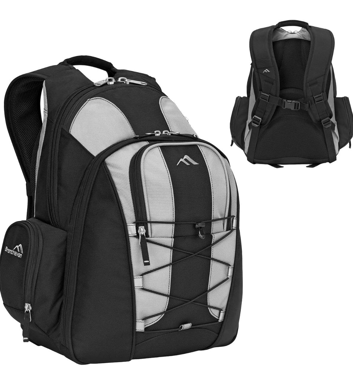 Brenthaven Tred Expandable Backpack Fits 15 inch Laptops, MacBooks, Chromebooks and Tablets - Durable, Spacious, Comfortable and Secure for Profession