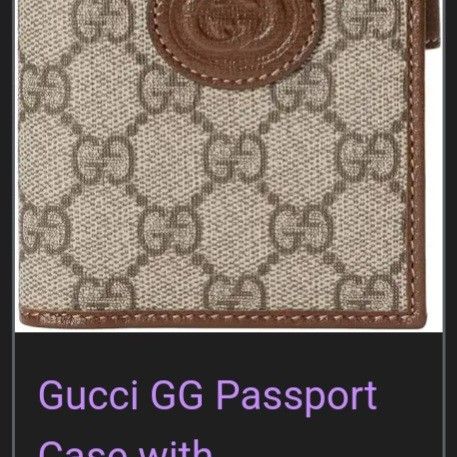 Gucci Passport Case