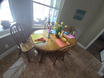 Keller Solid Wood Dining Table W/4 Extensions