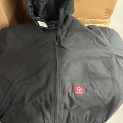 Wolverine jaxson hooded work jacket