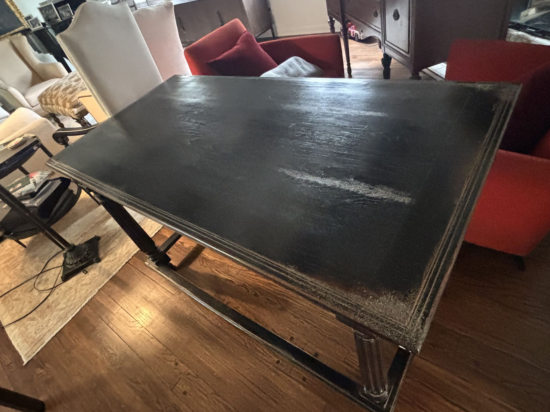 Vintage-Inspired Solid Wood Console Table