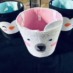 Set of 3 waste baskets