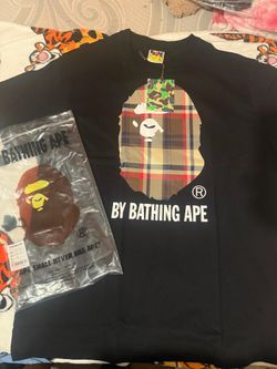 Xl bape Burberry t shirt