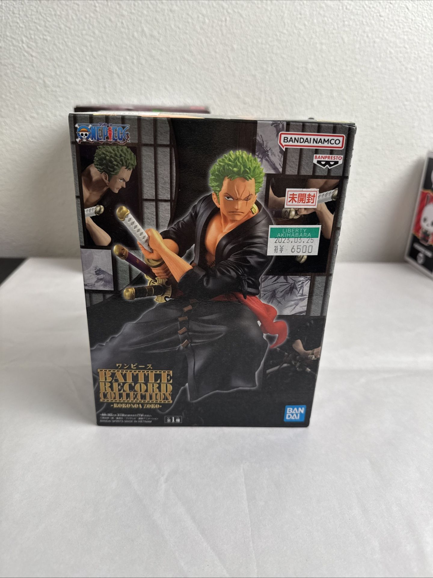 One Piece Roronoa Zoro Figure Battle Record Collection Banpresto