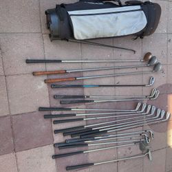 Lot Of 18 Golf Sticks