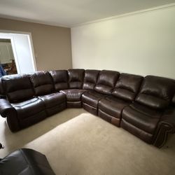 Leather Couch Sectional