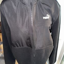 Men’s puma polar fleece full zip jacket XL nwt