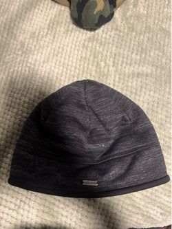 Black weathered beanie