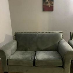 Gray couches (set of two)