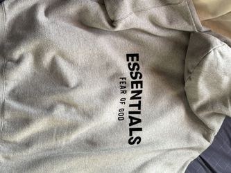 Grey Essentials Hoodie