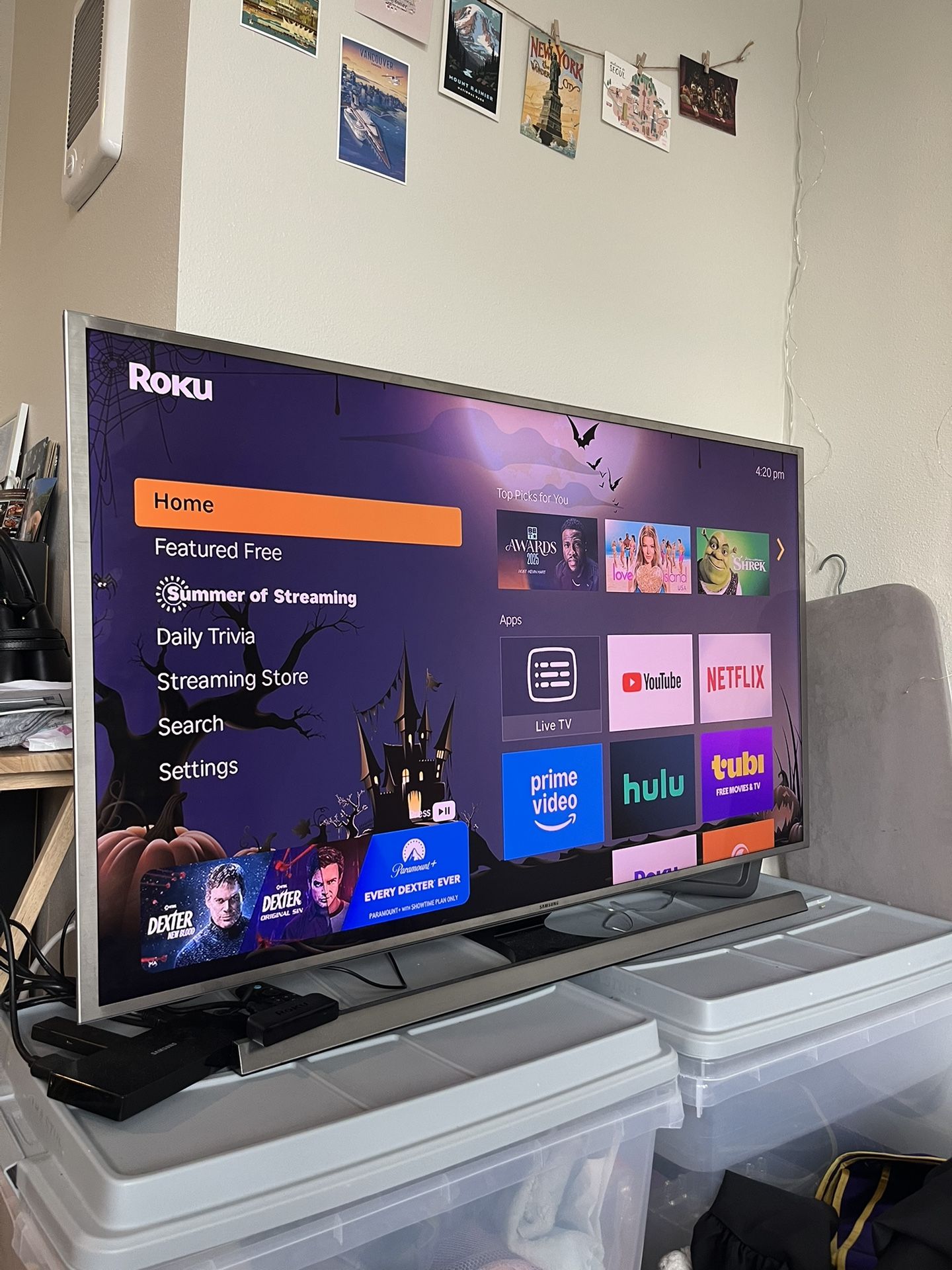 Samsung 48” Class JS8500 4K SUHD Smart TV