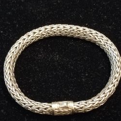 John Hardy 925 Sterling Silver Heavy Bracelet 