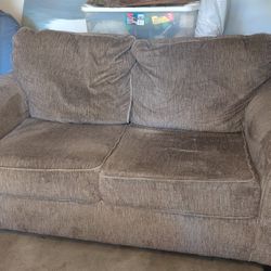Grey Loveseat 