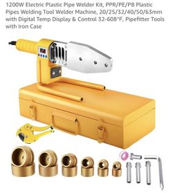 Electric Plastic Pipe Welder Kit 
