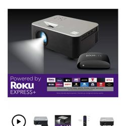 Projector With Roku Stick