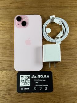 📱 iPhone 15 | 128GB | Pink | Cricket Only | Hablo Español