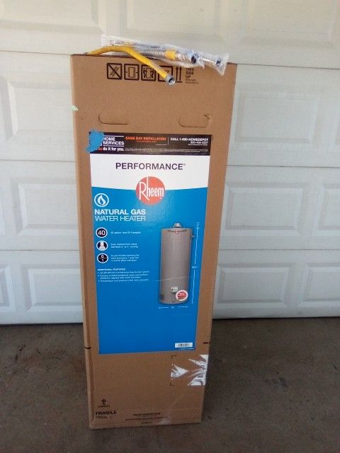 40 Galones Water Heater Nuevo