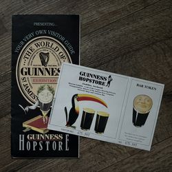 1997 Guinness Beer Hopstore Museum Dublin Ireland Brochure