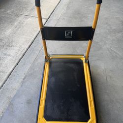 Foldable push cart dolly