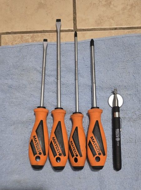 Matco large screwdrivers and Telescoping Inspection Mirror - Read full ad
