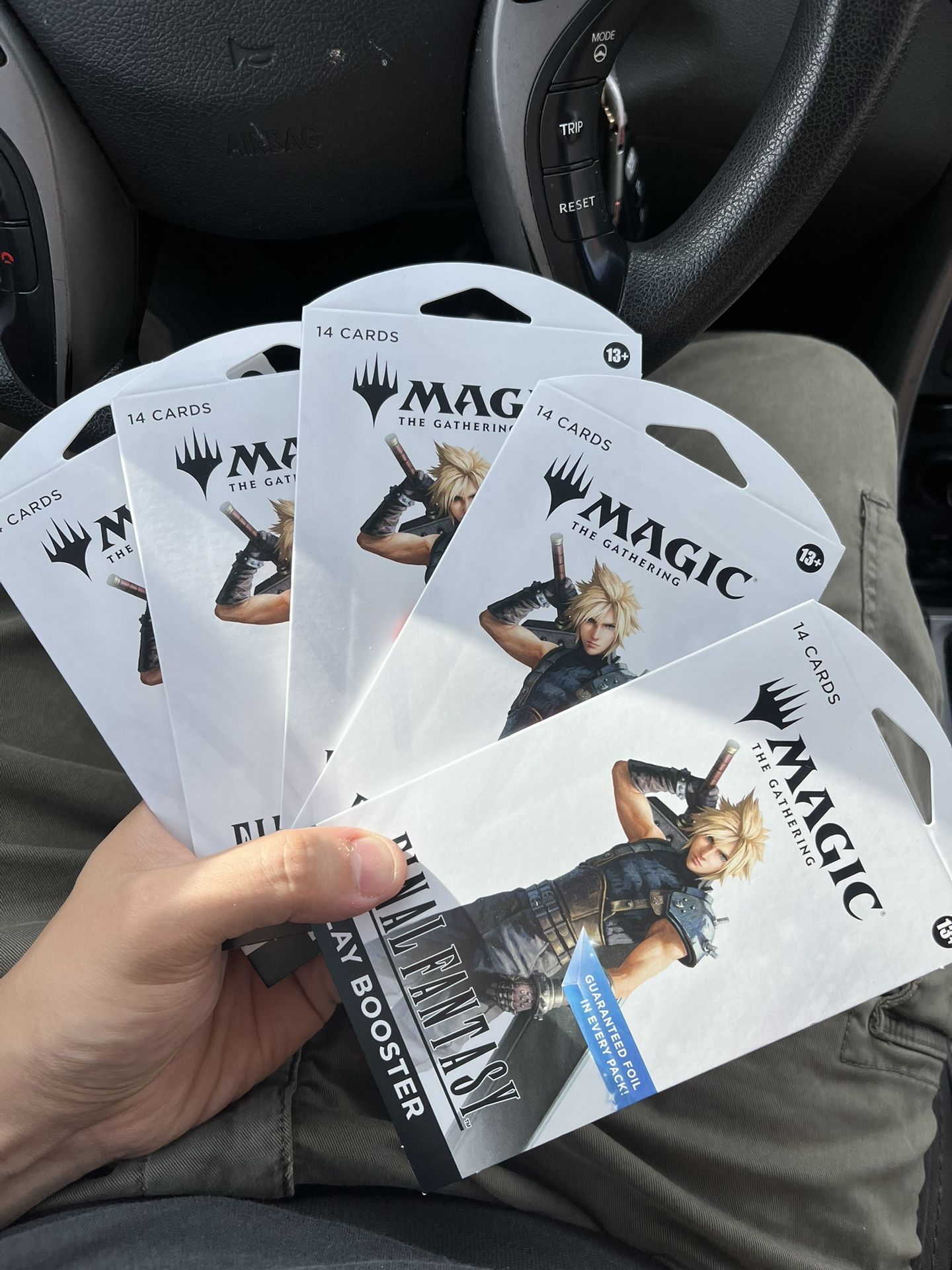 Final Fantasy The Magic Gathering Booster 5 Pack Bundle