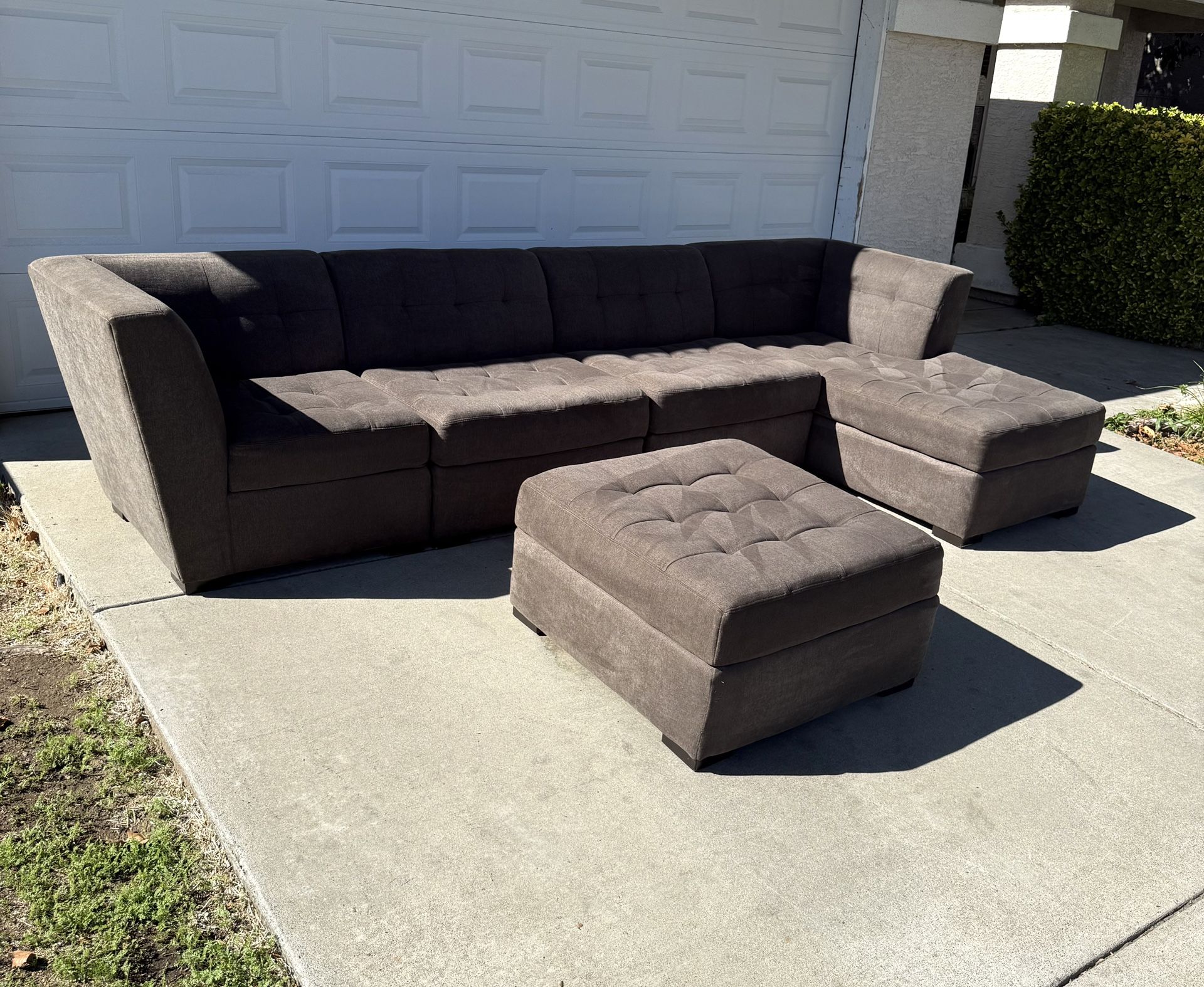 Dark Gray Modular Sectional Couch