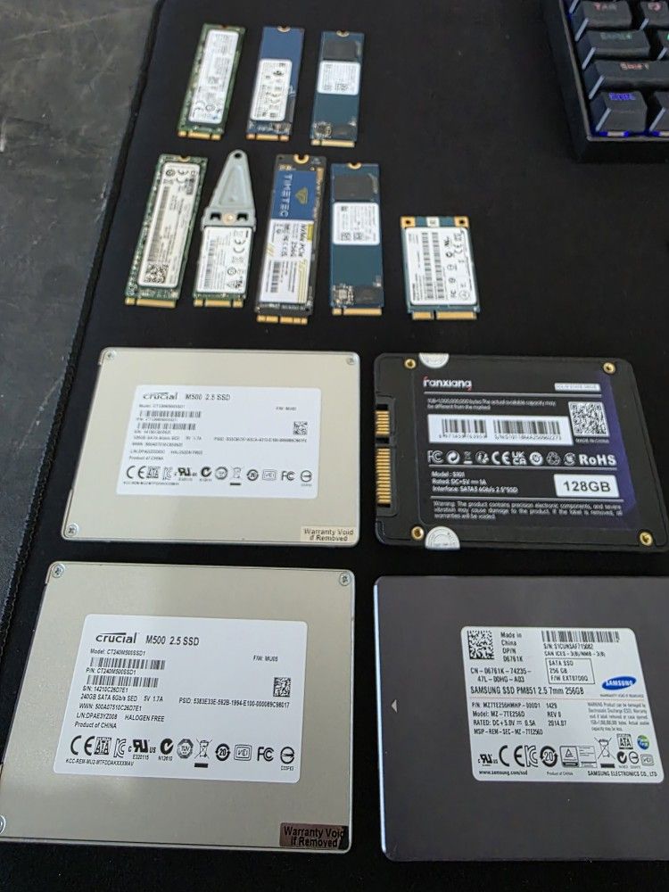 Ssd Solid State Drives Lot