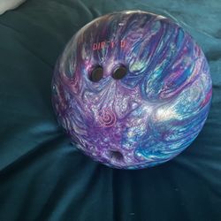 Beautiful Galaxy Bowling Ball “dirty D” Brand: Ebonite 