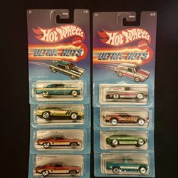 Hot Wheels Ultra Hots, Mazda, Chevy, Ford, Plymouth 