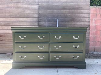 Emerald green dresser