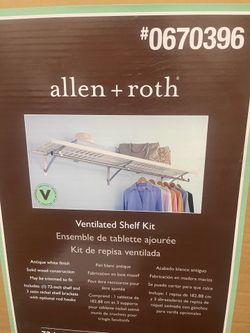 Ventilated shelf Kit with Allen and Roth