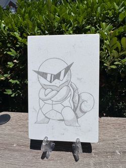 Squirtle Marble Engravement