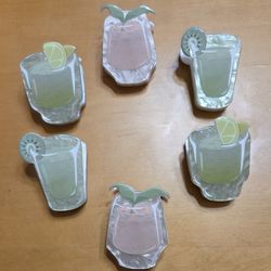 NEW Cocktail Chip Clip Magnets (Qty. #6)