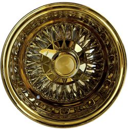 Gold Wire Wheels 13x7 100 Spoke