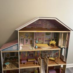 Huge 4-Foot Tall Kids Dollhouse – Endless Imaginative Fun! 