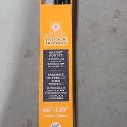 Drapery Curtain Rod Indoor Outdoor