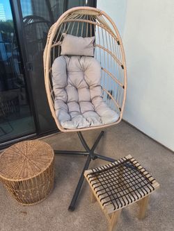 Boho Footstool / Accent Stool / Plant Stand