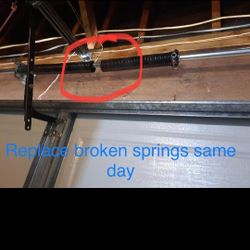 New Garage Door Springs