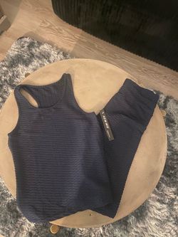 New Mix Navy Blue Two-Piece Active Set