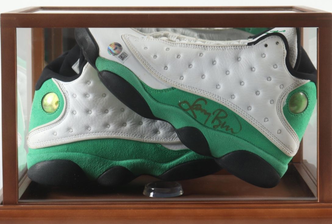 Authentic signed Larry Bird Nike Air Jordan