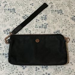 Black Lulu Lemon Wristlet 