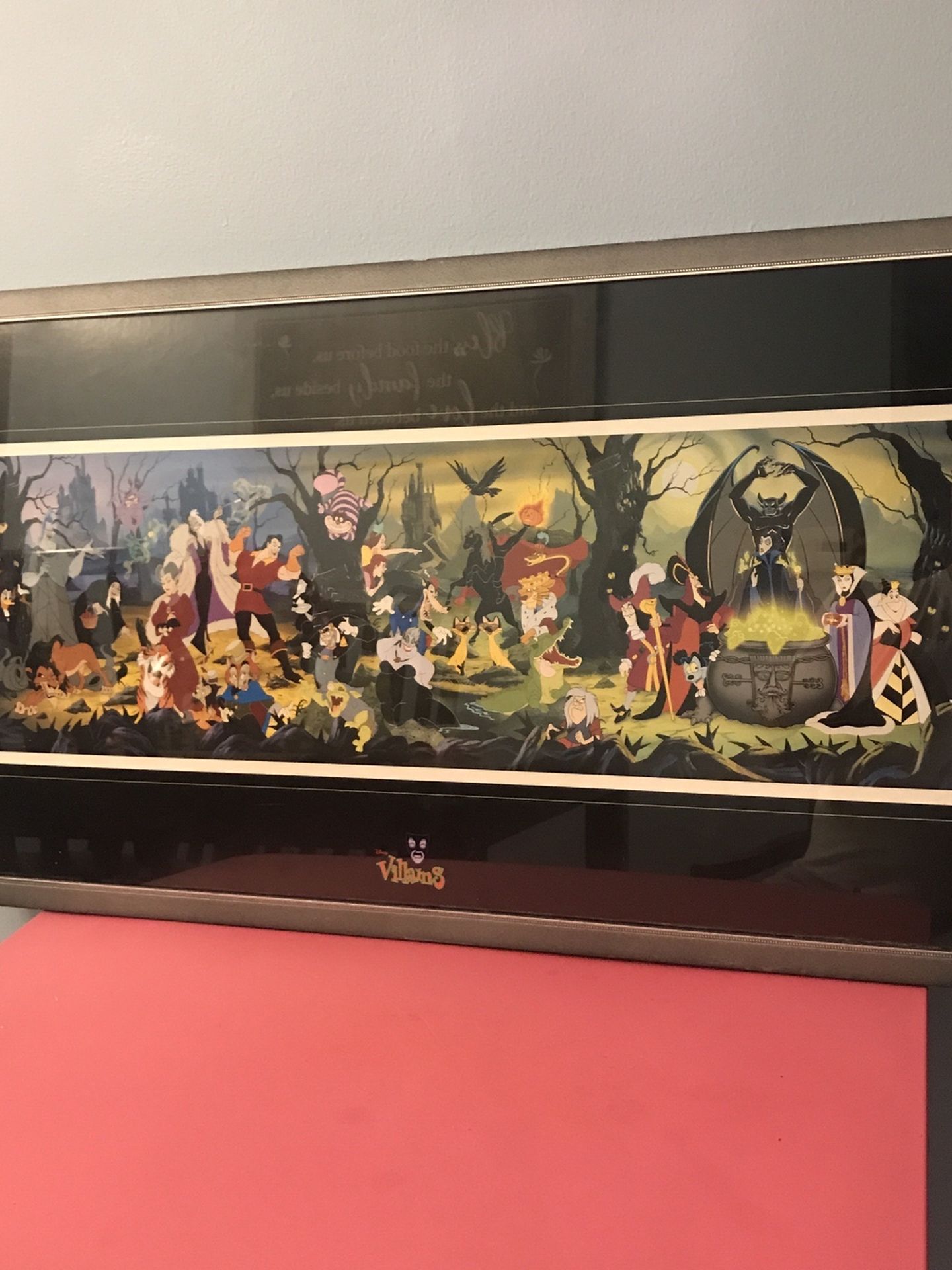 Disney Collectible Large Wall Art- Disney Villains