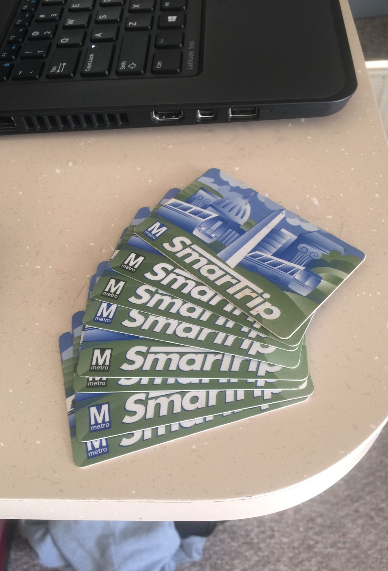 Metro smart trip cards