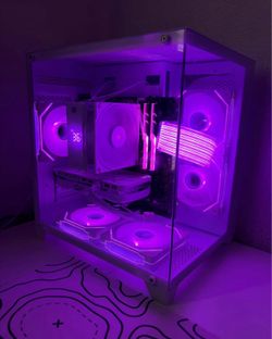 White RGB Gaming PC - Ryzen 7 5700X | RTX 4060 | 64GB RAM | + Gaming Keyboard & Mouse Bundle